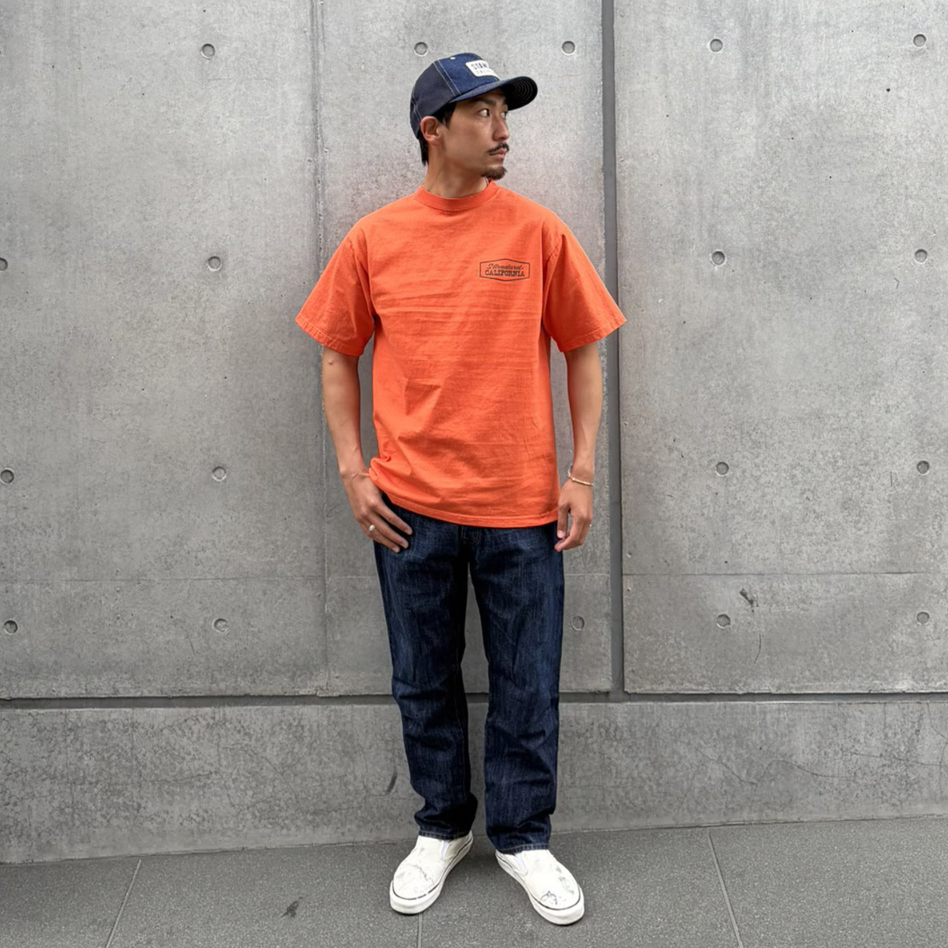 [STANDARD CALIFORNIA]SD Heavyweight Stadium Logo T/Orange(TSOAE100)