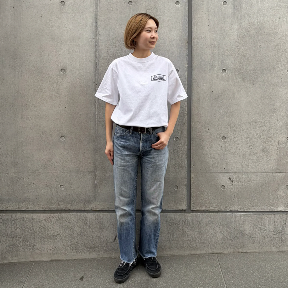 [STANDARD CALIFORNIA]SD Heavyweight Stadium Logo T/White(TSOAE100)