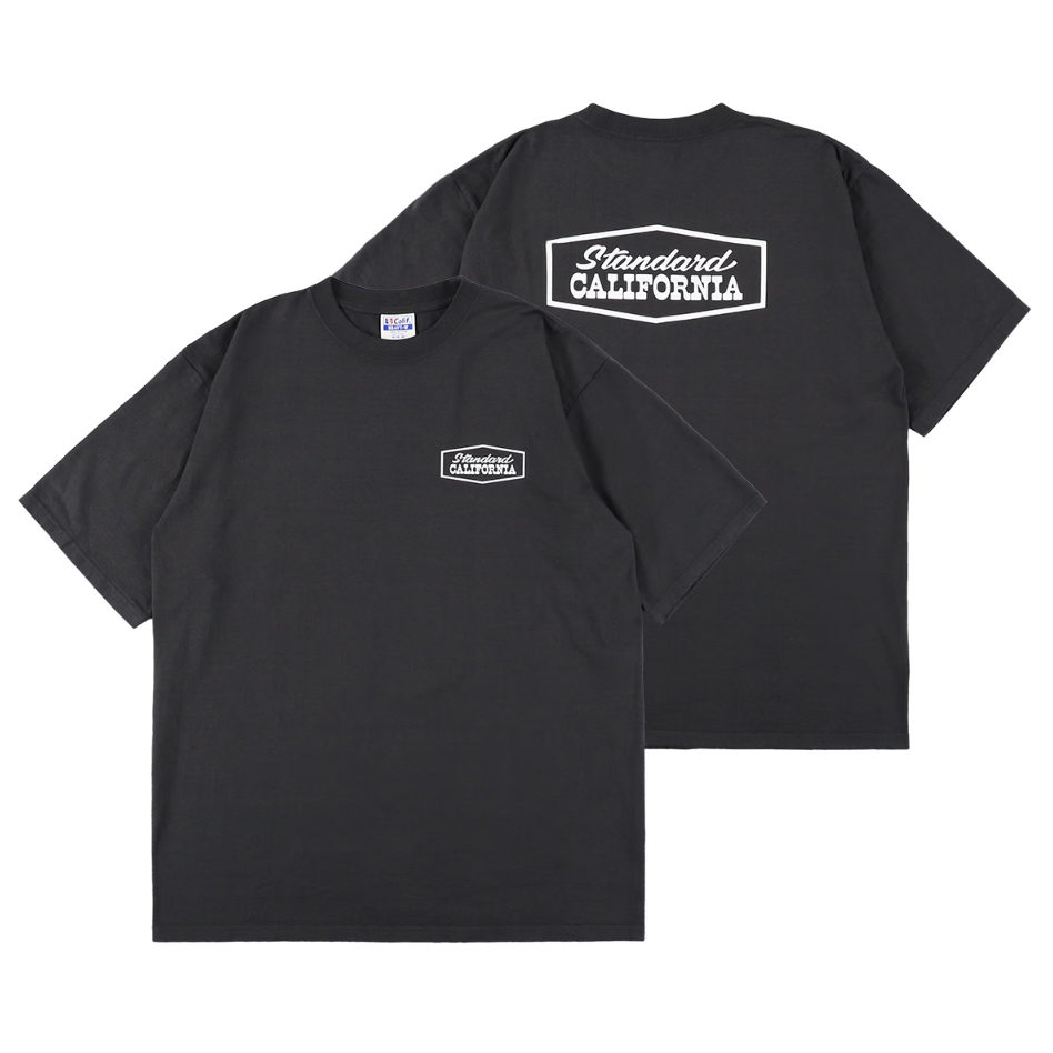 STANDARD CALIFORNIA]SD Heavyweight Stadium Logo T/Black(TSOAE100