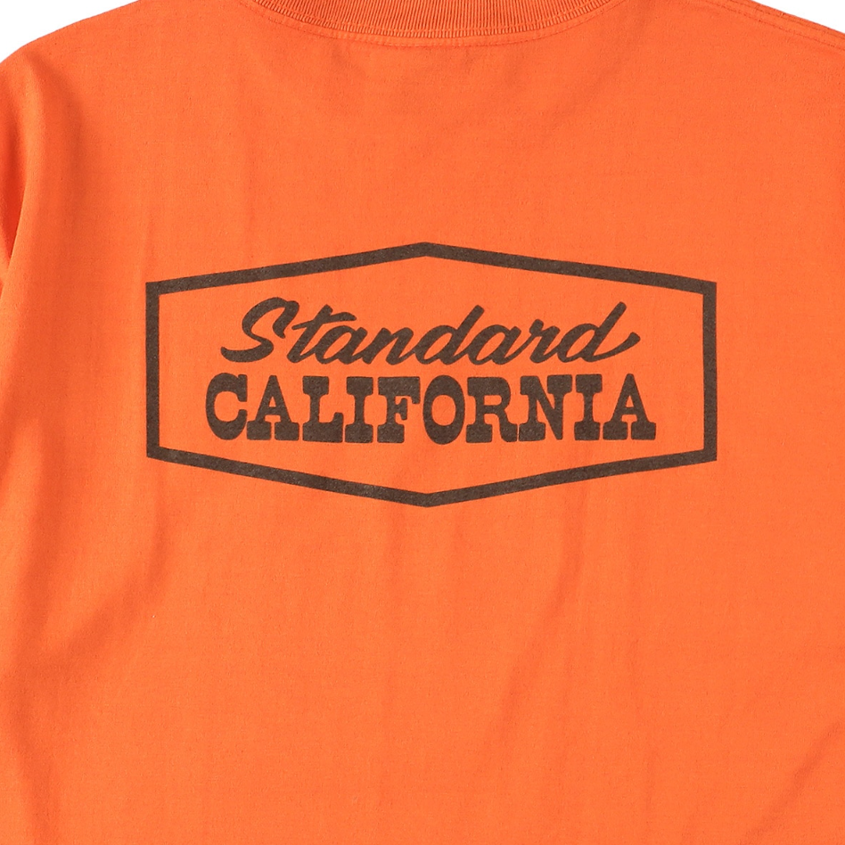 [STANDARD CALIFORNIA]SD Heavyweight Stadium Logo T/Orange(TSOAE100)