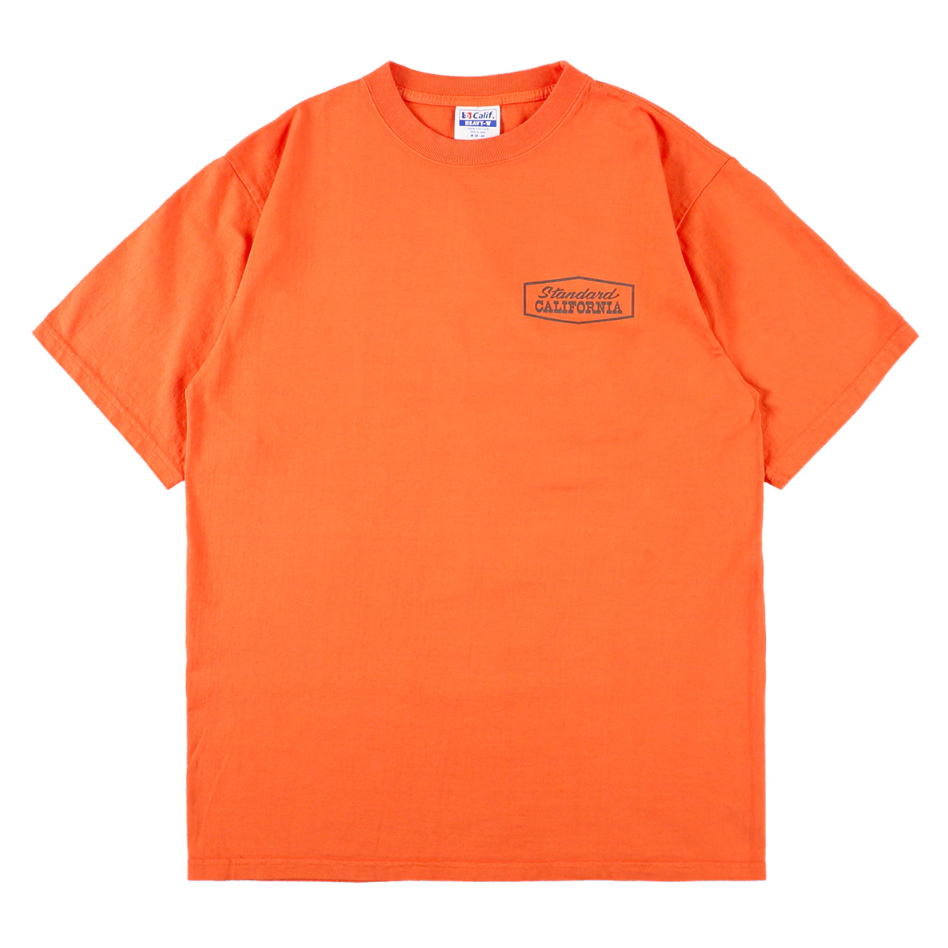 [STANDARD CALIFORNIA]SD Heavyweight Stadium Logo T/Orange(TSOAE100)
