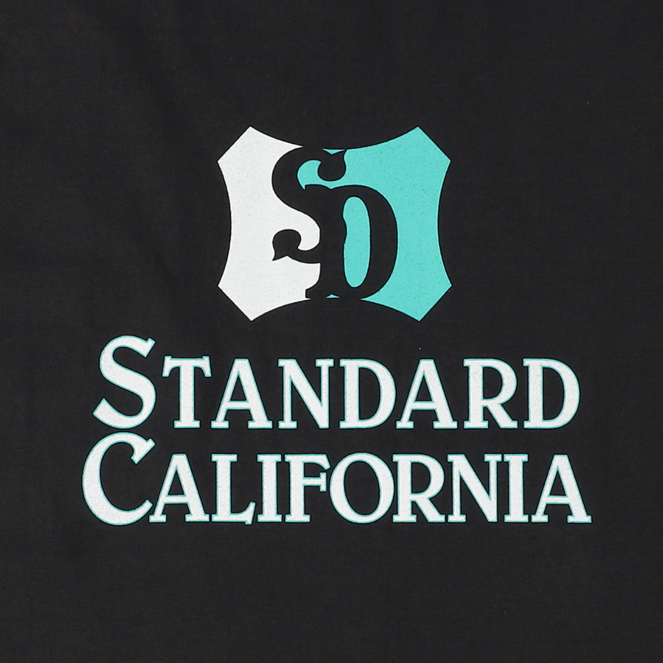 [STANDARD CALIFORNIA]SD Heavyweight Shield Logo Pocket T/Black(TSOAF100)