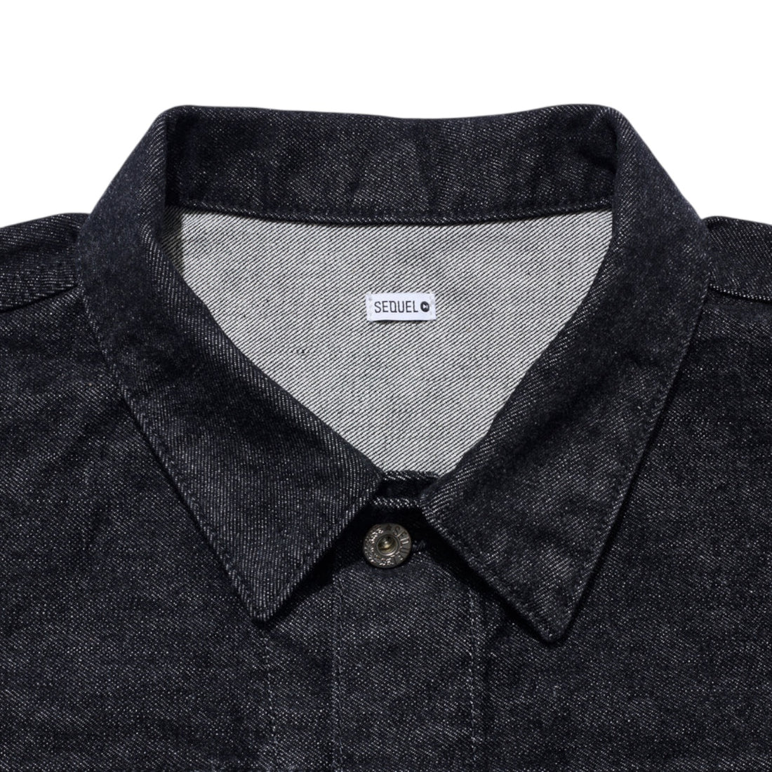[SEQUEL]FRAGMENT x SEQUEL ONE WASH DENIM JACKET/BLACK(SQ-26SS-JK-03)