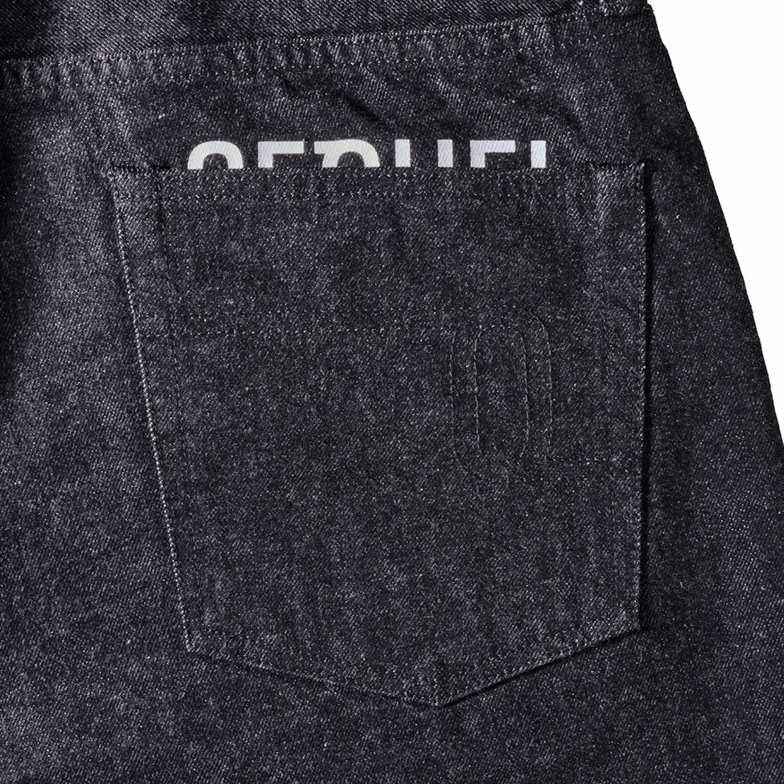SEQUEL]FRAGMENT x SEQUEL ONE WASHED DENIM PANTS/BLACK(SQ-26SS-PT