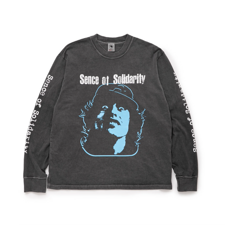 [RATS]PIGMENT DYED L/S TEE/L.BLUE
