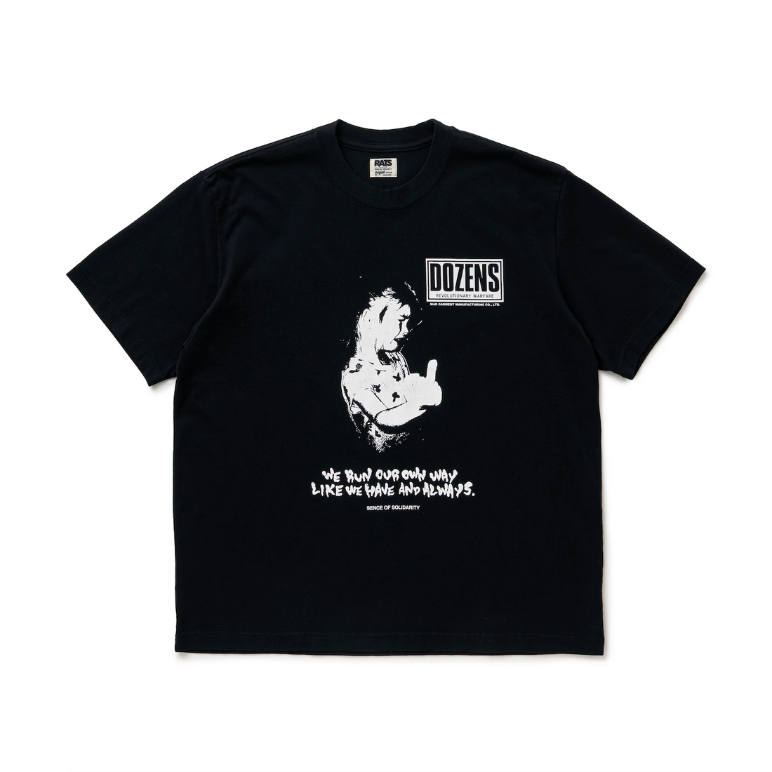 [RATS]FUCK TEE/BLACK