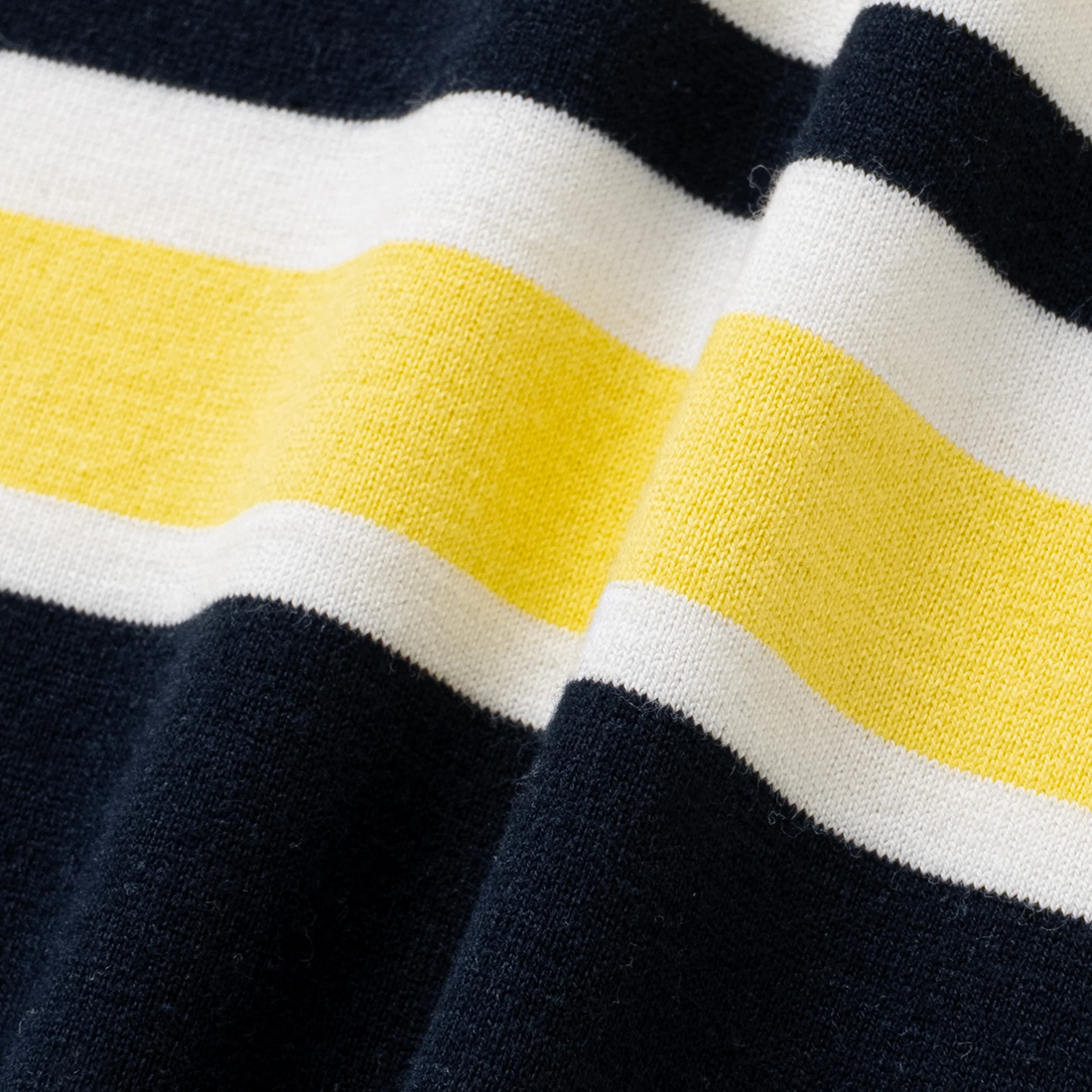 [RATS]BORDER TEE/NAVY/YELLOW