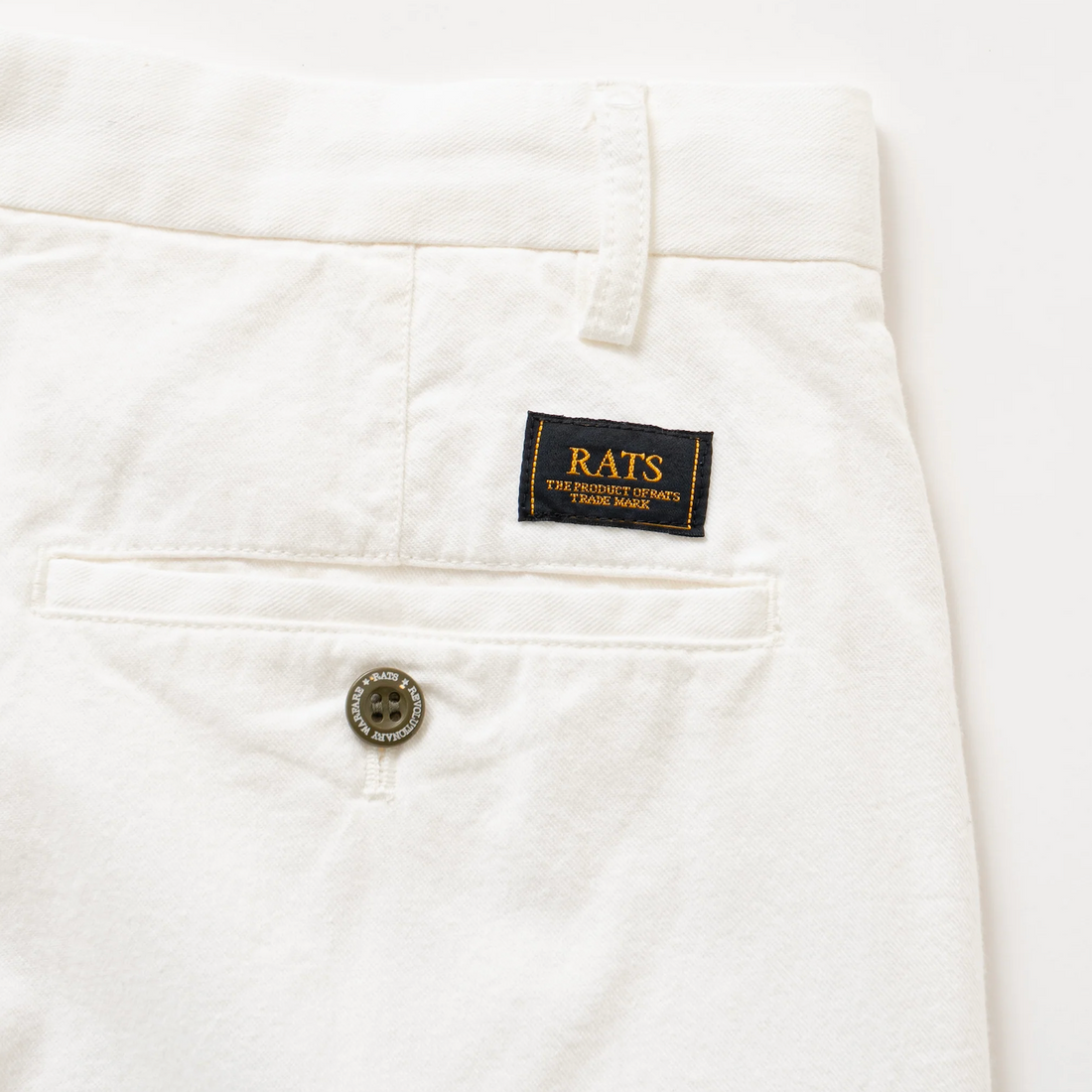 [RATS]CHINO SHORTS/WHITE