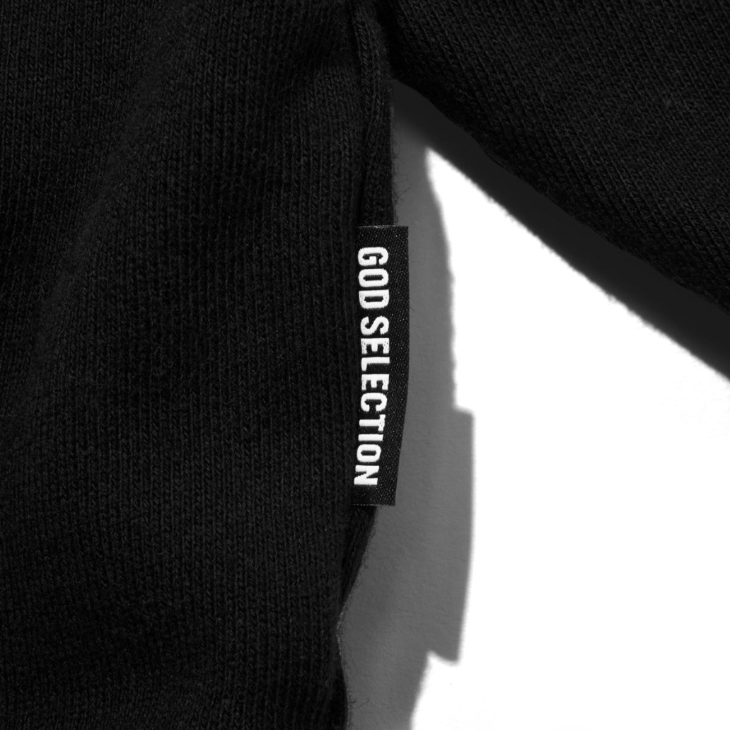 GOD SELECTION XXX]ZIP HOODIE/BLACK(GX-S26-CS-01) – R&Co.