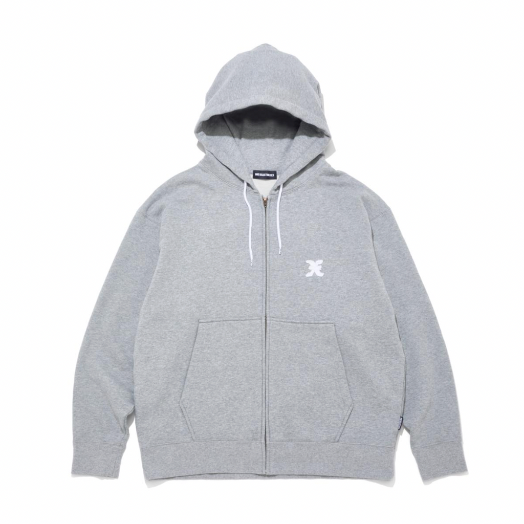 GOD SELECTION XXX]ZIP HOODIE/GRAY(GX-S26-CS-01) – R&Co.