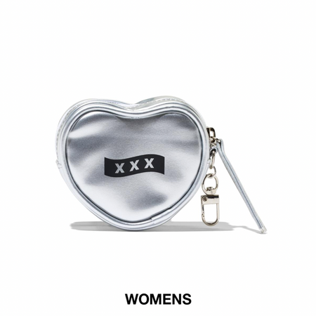 [GOD SELECTION XXX]HEART POUCH/SILVER(GXL-S26-GD-01)
