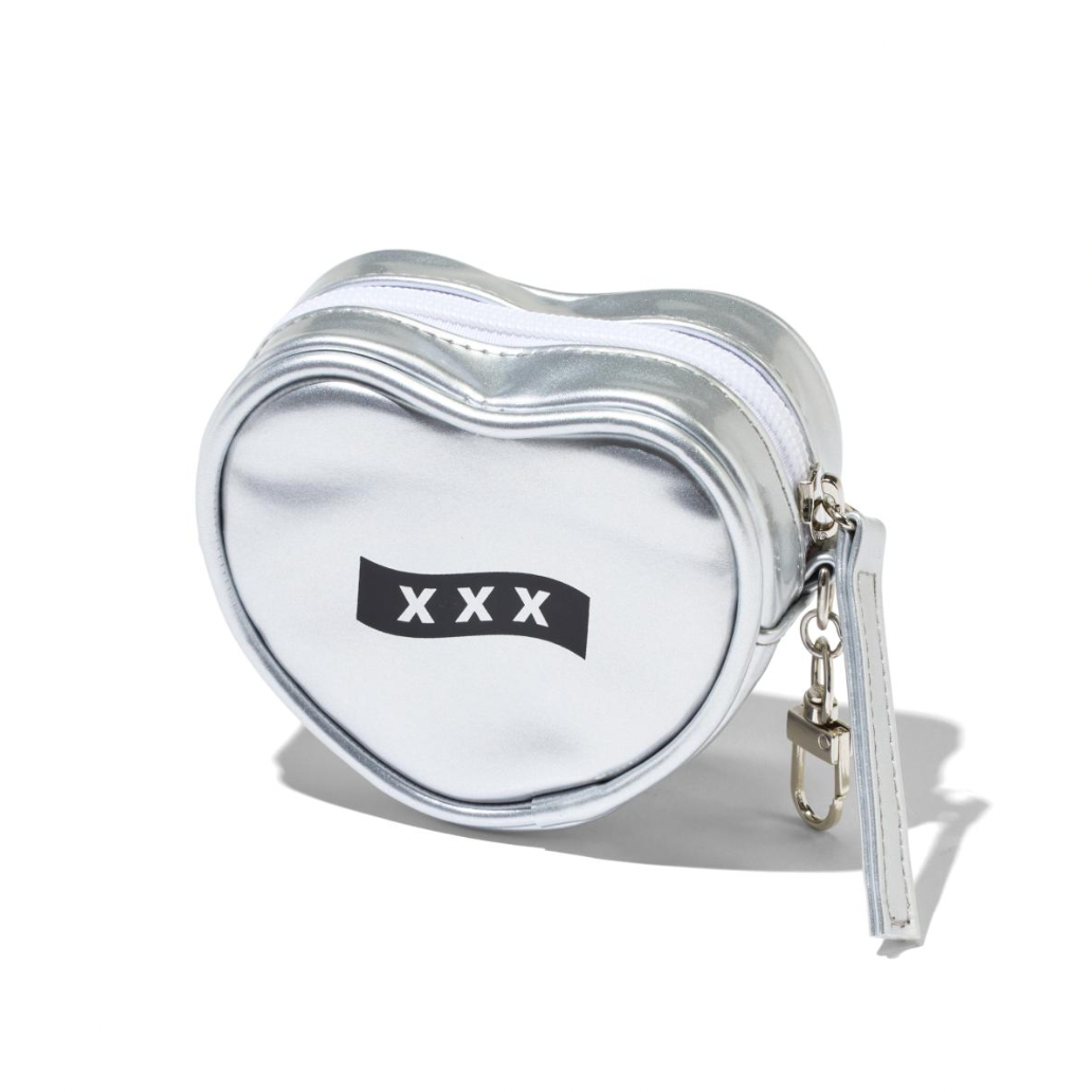 [GOD SELECTION XXX]HEART POUCH/SILVER(GXL-S26-GD-01)