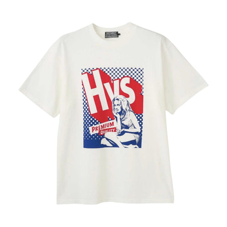 [HYSTERIC GLAMOUR]HYS SURF PREMIUM QUALITY Tシャツ/WHITE(02261CT17)
