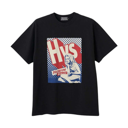 [HYSTERIC GLAMOUR]HYS SURF PREMIUM QUALITY Tシャツ/BLACK(02261CT17)