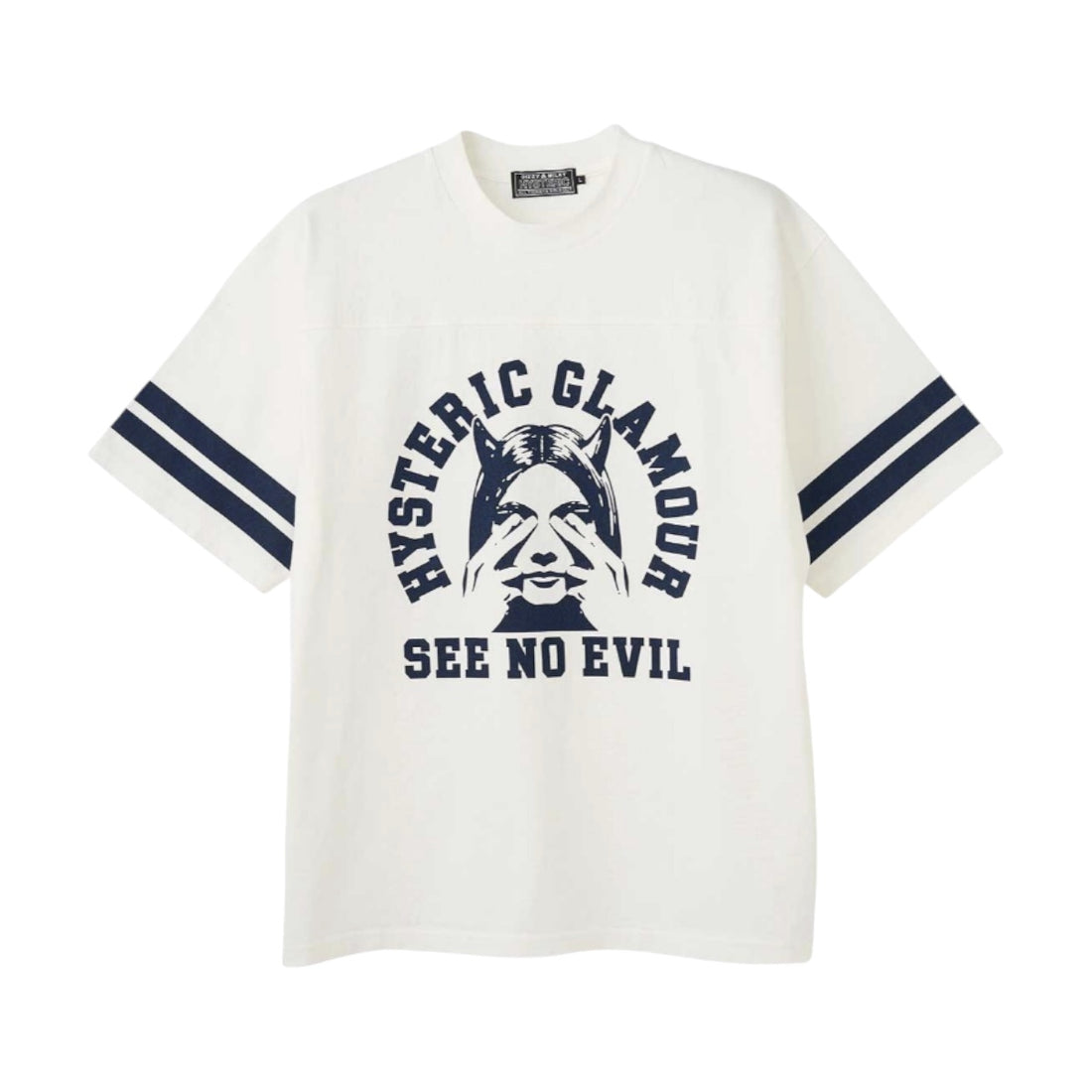 [HYSTERIC GLAMOUR]SEE NO EVIL Tシャツ/WHITE(02261CT20)
