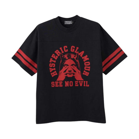 [HYSTERIC GLAMOUR]SEE NO EVIL Tシャツ/BLACK(02261CT20)