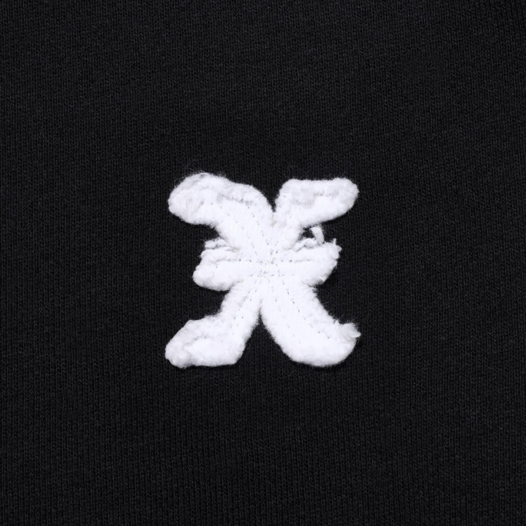 [GOD SELECTION XXX]CREW NECK SWEAT SHIRT/BLACK(GX-S26-CS-02)