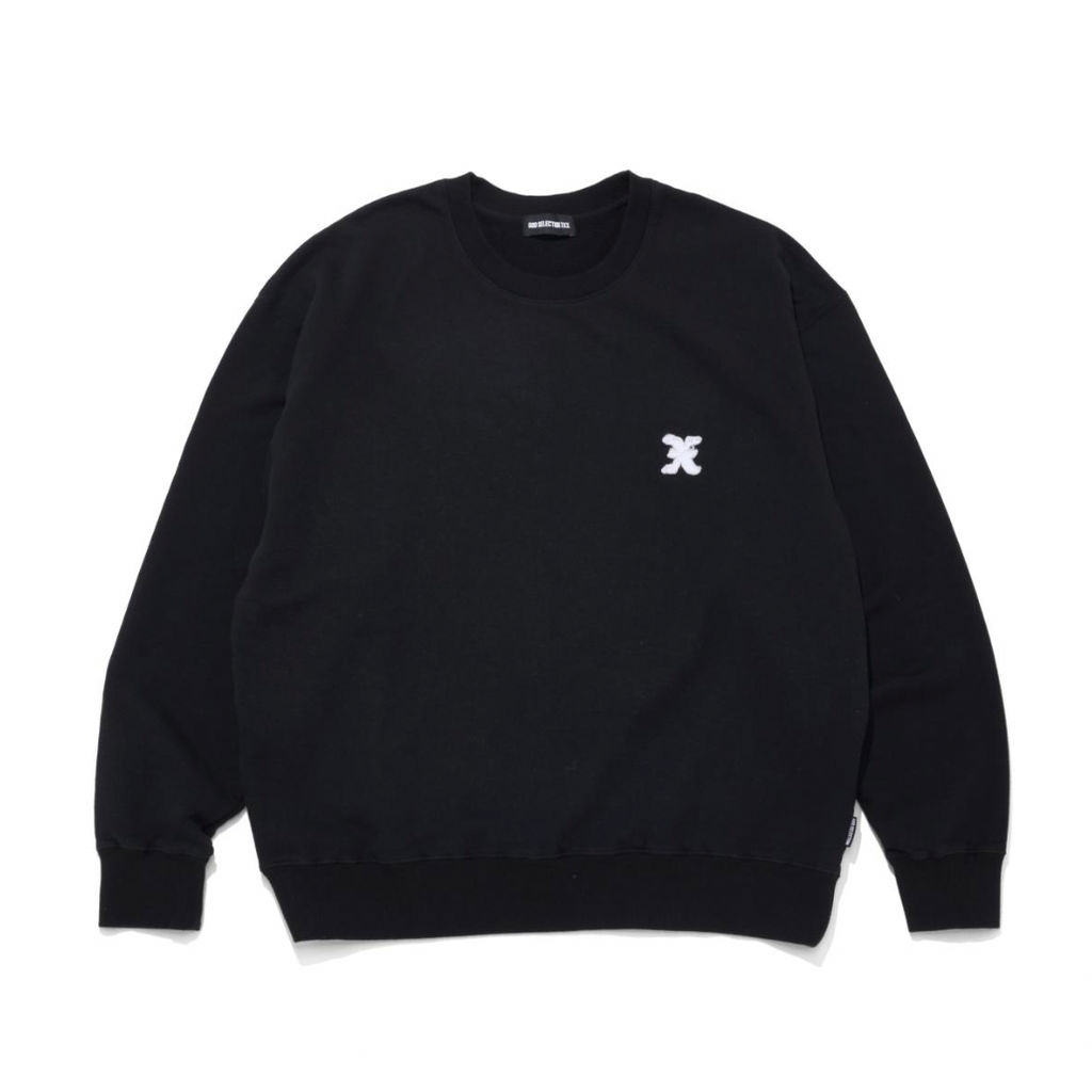 GOD SELECTION XXX]CREW NECK SWEAT SHIRT/BLACK(GX-S26-CS-02) – R&Co.