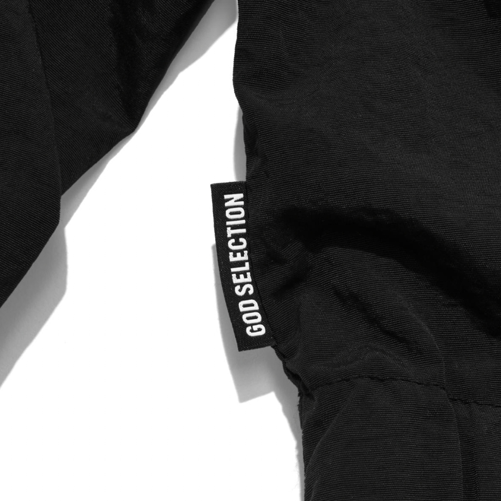 [GOD SELECTION XXX]GSX Logo Half-Zip Pullover Track Jacket/BLACK(GX-S26-JK-01)