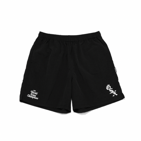 [GOD SELECTION XXX]GSX Logo Nylon Board shorts/BLACK(GX-S26-SP-02)
