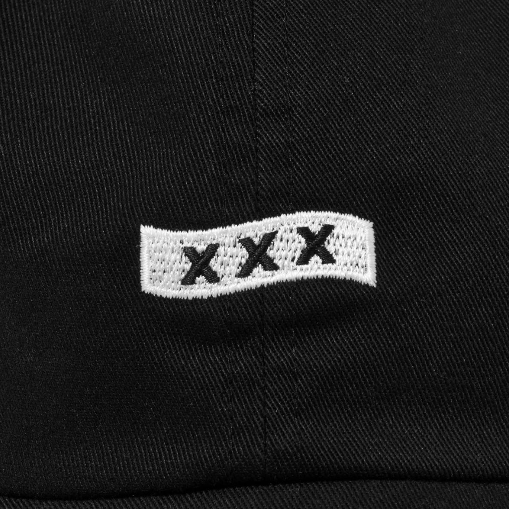 [GOD SELECTION XXX]Box Logo Polo Cap(CAP,HAT&BEANIES)/BLACK(GX-S26-HT-01)