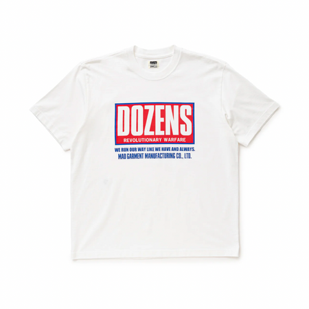 [RATS]DOZENS TEE/WHITE