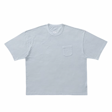 [visvim]MONDO TEE S/S DMGD/LT.BLUE(0126105010019)