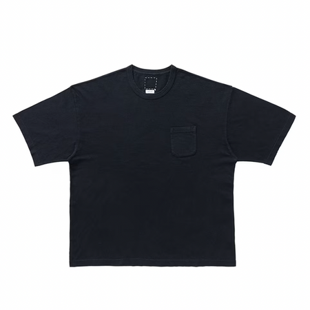 [visvim]MONDO TEE S/S DMGD/BLACK(0126105010019)