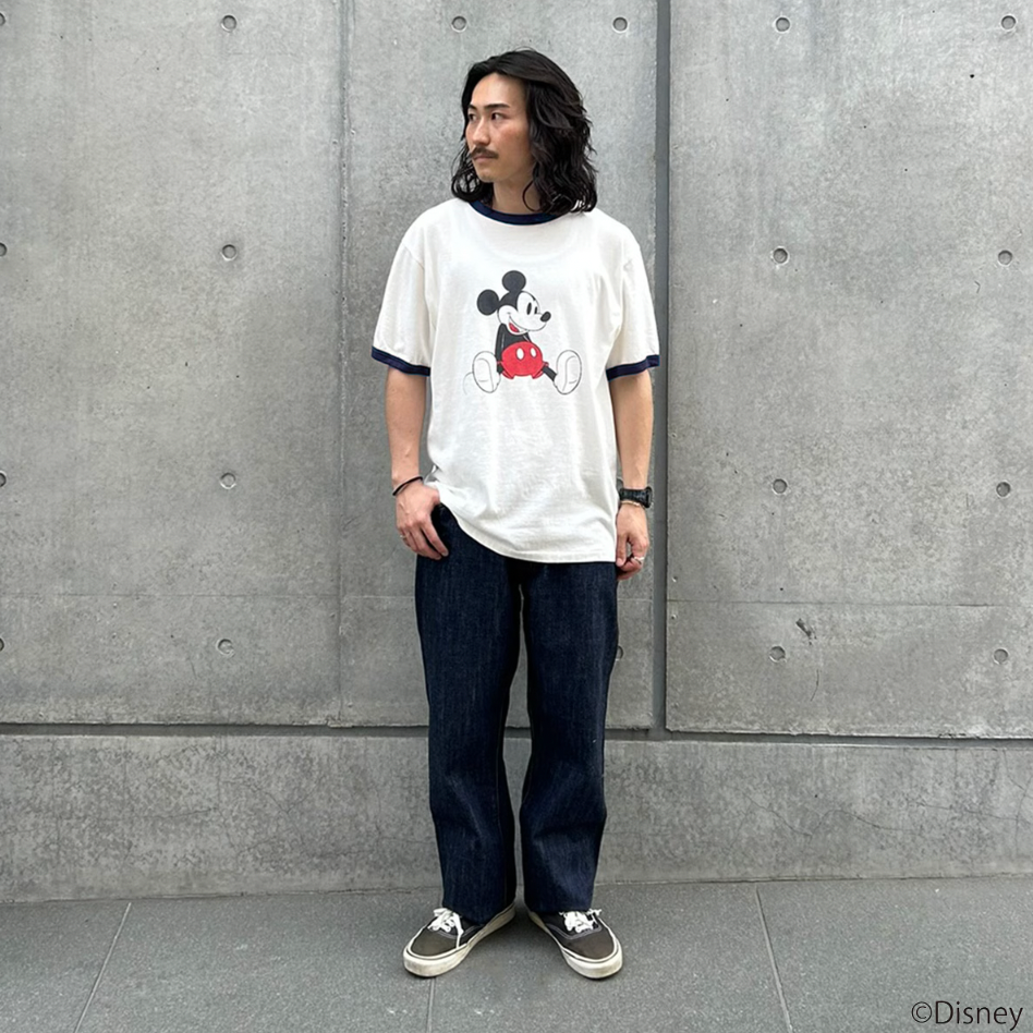 [STANDARD CALIFORNIA]Disney / SD Ringer T/White/Navy(TSOSJ110)