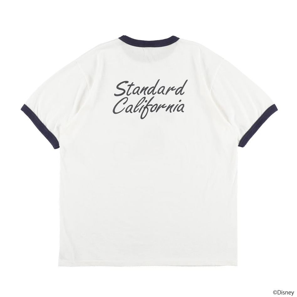 [STANDARD CALIFORNIA]Disney / SD Ringer T/White/Navy(TSOSJ110)