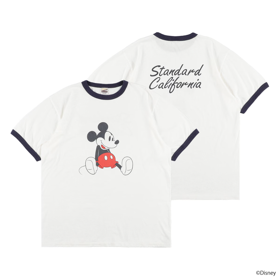STANDARD CALIFORNIA]Disney / SD Ringer T/White/Navy(TSOSJ110) – R&Co.