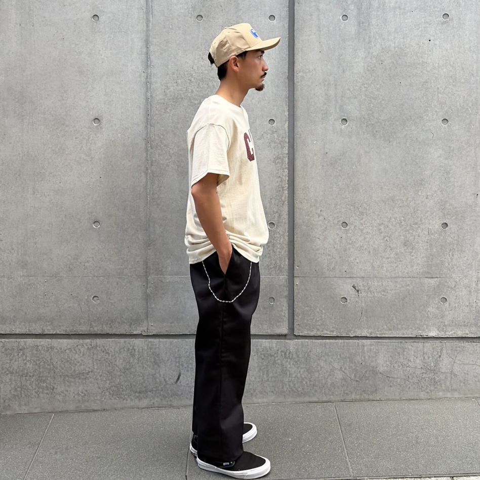 [STANDARD CALIFORNIA]CALIFOLKS Dickies Pants Embroidery Chain/BLACK(BTKPG250)