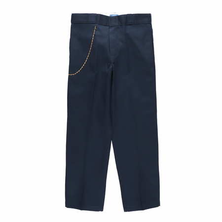 [STANDARD CALIFORNIA]CALIFOLKS Dickies Pants Embroidery Chain/NAVY(BTKPG250)