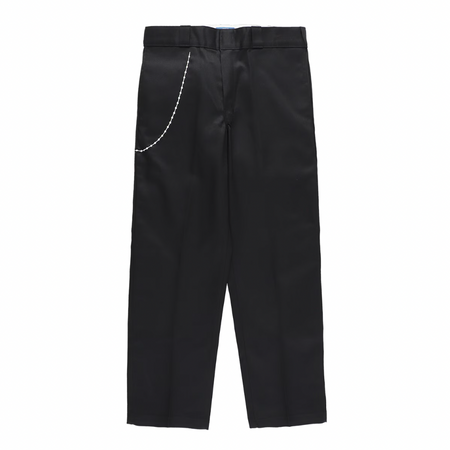 [STANDARD CALIFORNIA]CALIFOLKS Dickies Pants Embroidery Chain/BLACK(BTKPG250)