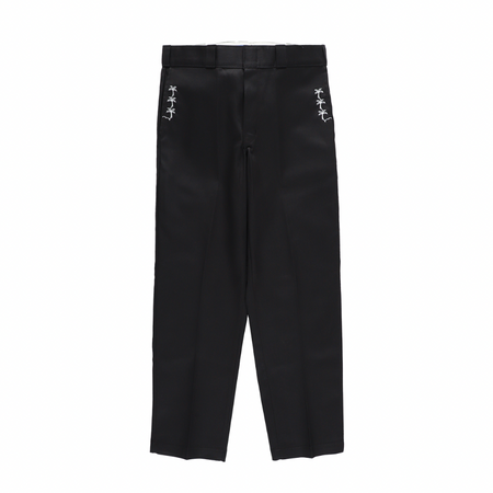 [STANDARD CALIFORNIA]CALIFOLKS Dickies Pants Embroidery Palm Tree/BLACK(BTKPH250)