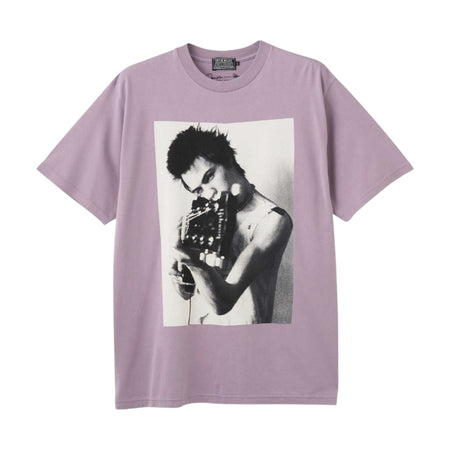[HYSTERIC GLAMOUR]DENNIS MORRIS/SID STOCKHOLM 1977 Tシャツ/PURPLE(02261CT36)