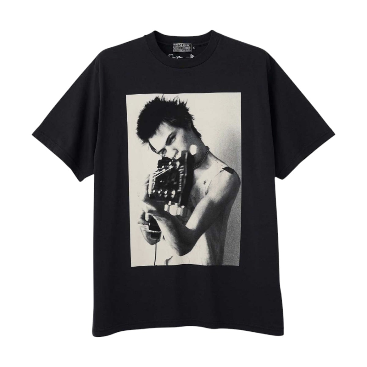 HYSTERIC GLAMOUR]DENNIS MORRIS/SID STOCKHOLM 1977 Tシャツ/BLACK