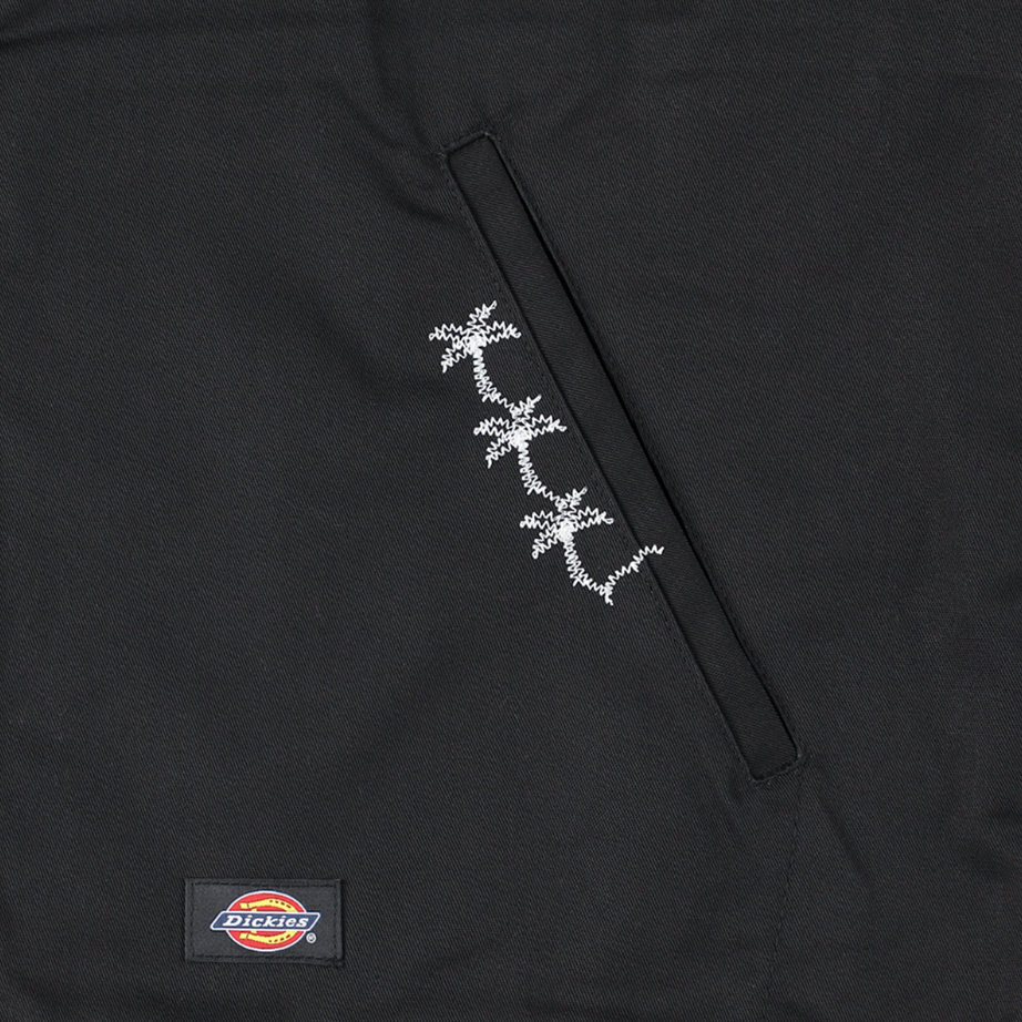 [STANDARD CALIFORNIA]CALIFOLKS Dickies Jacket Embroidery Palm Tree/Black(OUNLI300)