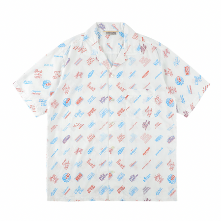 [STANDARD CALIFORNIA]SD Foot Print Shirt/White(SHOSA240)