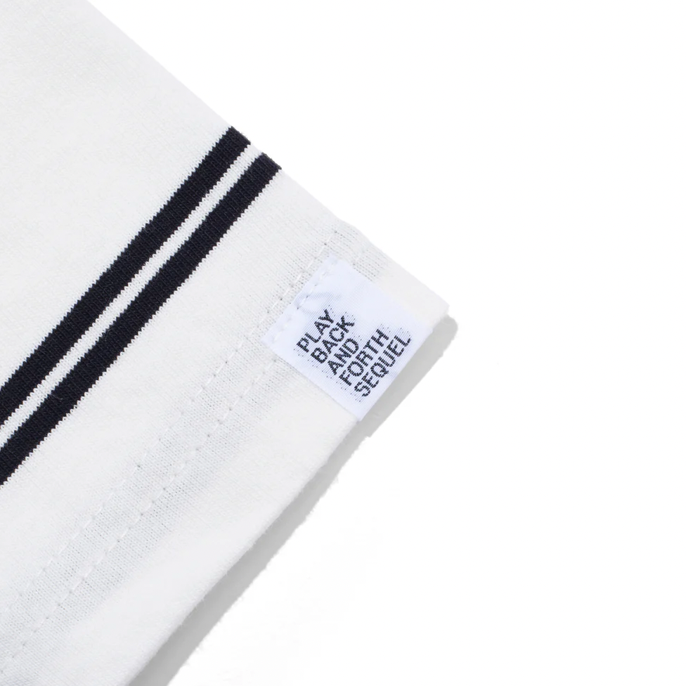 [SEQUEL]BORDER T-SHIRT/WHITExBLACK(SQ-26SS-CS-03)