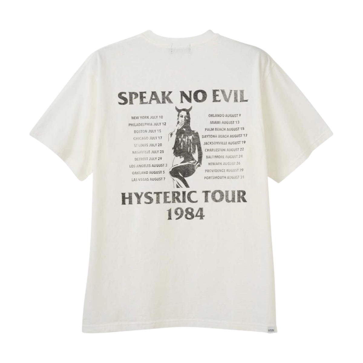 HYSTERIC GLAMOUR]HG/HG TOUR 1984 Tシャツ/WHITE(02261CT43) – R&Co.