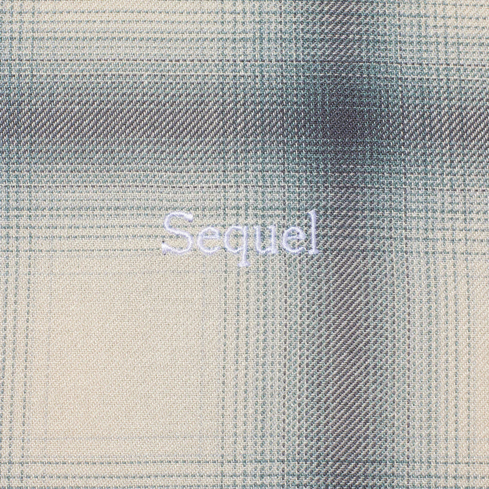 [SEQUEL]OMBRE CHECK LONG SLEEVE SHIRT/BEIGE(SQ-26SS-SH-02)