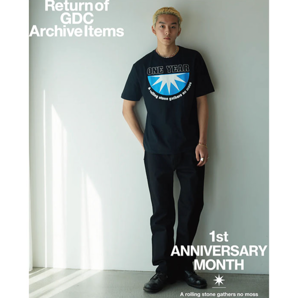 [GDC]half star TEE 1th limited/black(GD0560)