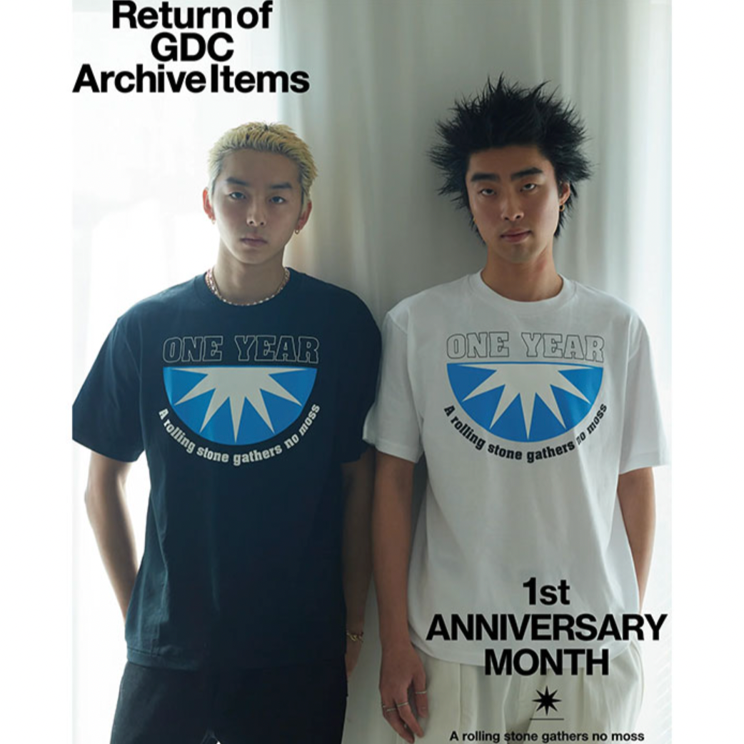 [GDC]half star TEE 1th limited/white(GD0560)