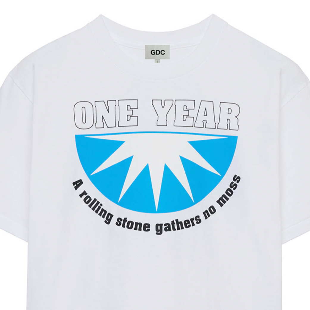 [GDC]half star TEE 1th limited/white(GD0560)