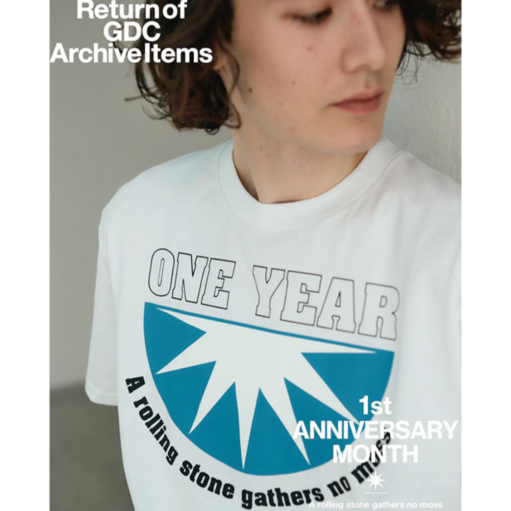 [GDC]half star TEE 1th limited/white(GD0560)