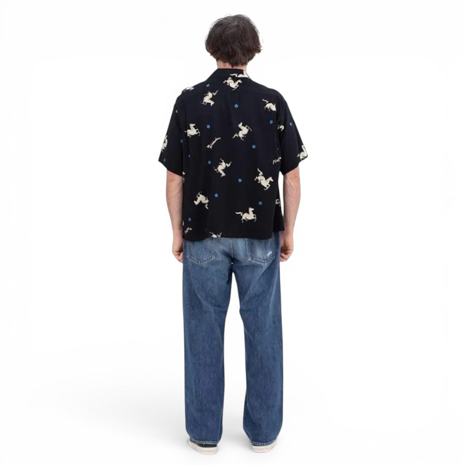 [visvim]CROSBY SHIRT S/S/BLACK(0126105011005)