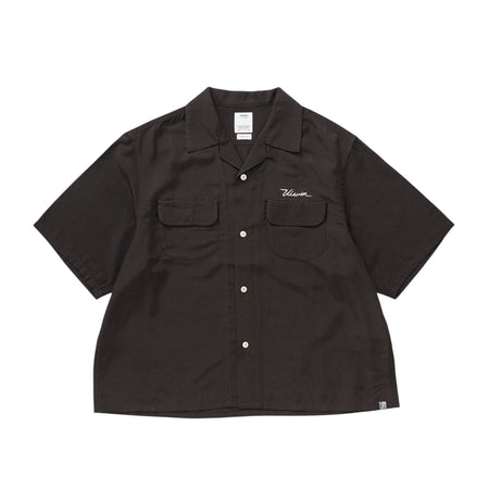 [visvim]KEESEY SHIRT S/S/CHARCOAL(0126305011002)