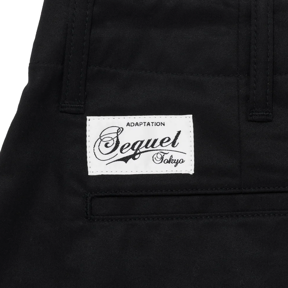 [SEQUEL]LINE CHINOPANTS(TYPE-XF)/BLACK(SQ-26SS-PT-06)
