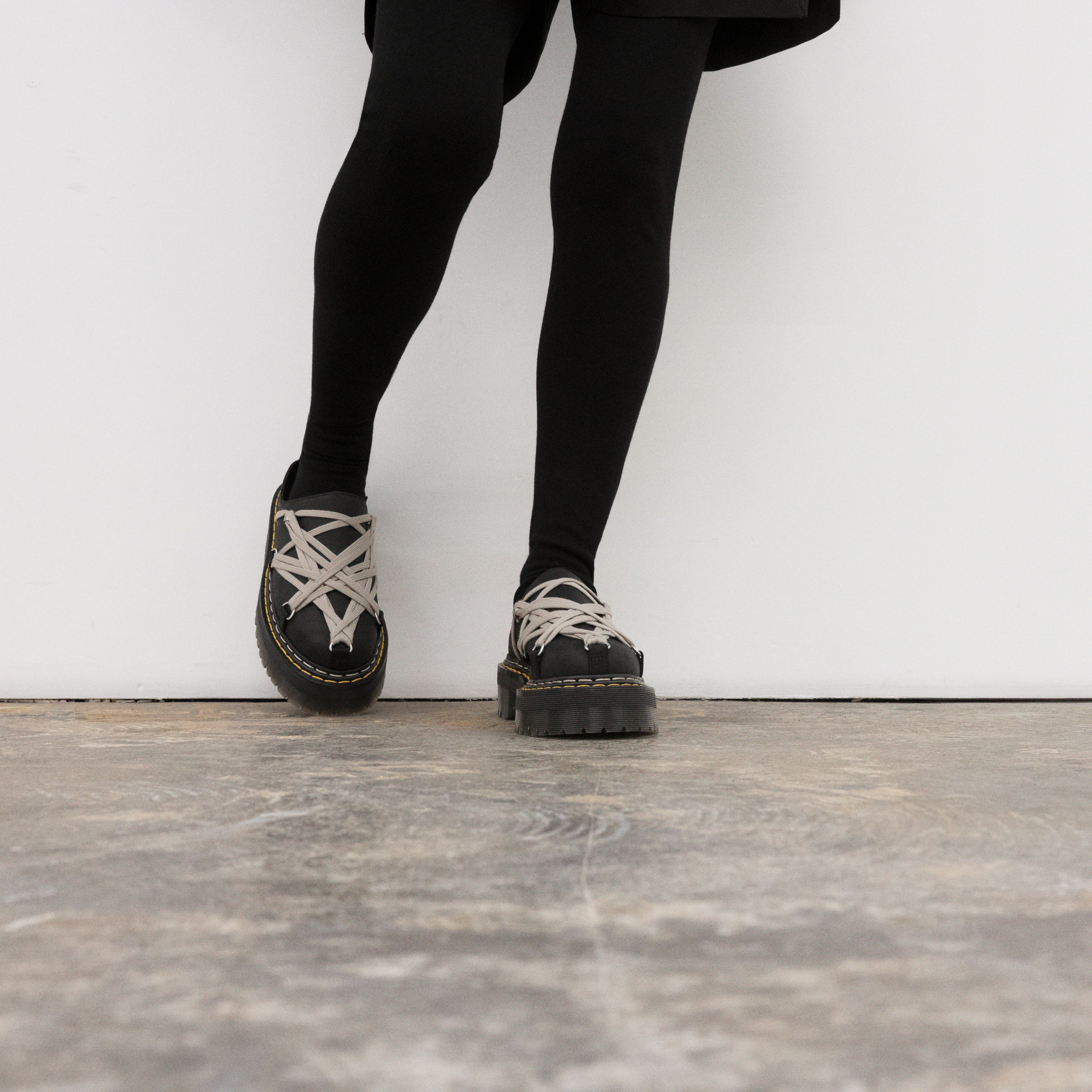 Rick Owens]× Dr.Martens/QUAD MEGALACE MULE RO(DM02F18156001) – R&Co.